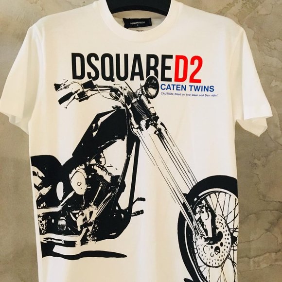 Dsquared2 New Mens D2 Polo T-shirt Size S M L XL XXL Free Shipping!